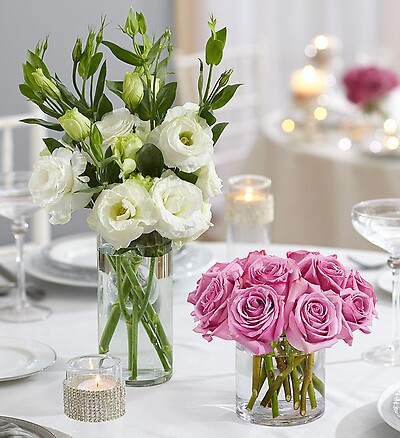 Purple Elegance Centerpiece Package